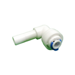 Elbow Fitting 1/4 Female - 3/8 Unthreaded Male