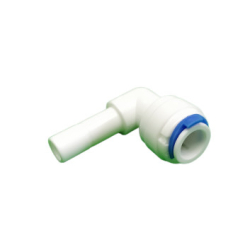 3/8 Unthreaded Male and 3/8 Female Elbow Fitting