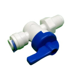 Threaded Shutoff Valve for 1/4 Tubing