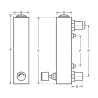 Flow Meter with Rear Connection