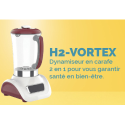H2-Vortex - Dynamiseur en carafe 2 en 1