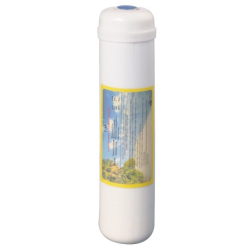 Resin cartridge for commercial RO system