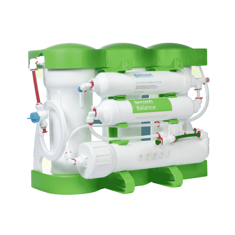Osmoseur - Débit direct - 1515 litres/jours - compact - Rinçage automatique  de la membrane - Adoucissement et traitement des eaux