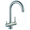 Stainless steel 3 valve faucet