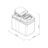Adoucisseur Purificateur Premium Clack 10L, 15L et 20L