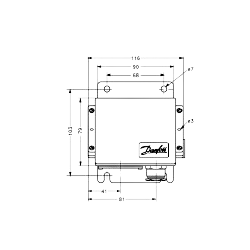 Pressostat - interrupteur de pression - Danfoss KPS35