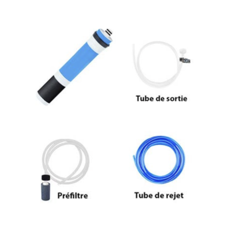Membrane pour osmoseur Survivos - Acier et ABS