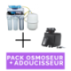 Offre groupée : Osmoseur et Adoucisseur
