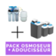 Offre groupée : Osmoseur et Adoucisseur