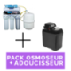 Offre groupée : Osmoseur et Adoucisseur