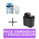 Offre groupée : Osmoseur et Adoucisseur