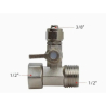 Tee Fitting - Integrated Valve - Quick Connect