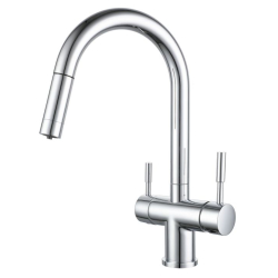 Robinet 3 voies - Chrome