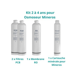 Kit de filtres pour osmoseur Mineros