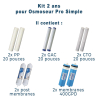 Kit de filtres pour osmoseur pro 800 GPD
