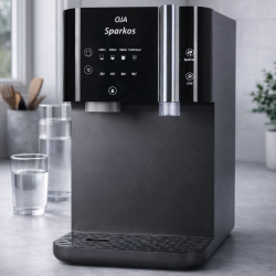 Fontaine eau osmosée pétillante eau chaude