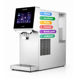 Fontaine à eau osmosée Sparkos, eau chaude, froide, ambiante, gazeuse