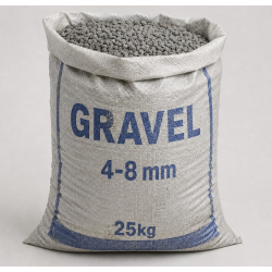 Sac de gravier de 25 kg - 4/8 mm