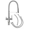 Robinet Durban - 3 voies - Corps souple chrome
