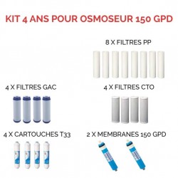Kit d'entretien pour osmoseur à 150 GPD Kit d'entretien pour osmoseur à 150 GPD