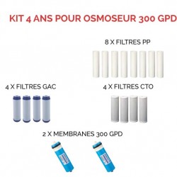 Kit d'entretien pour osmoseur 300 GPD DirectOs Kit d'entretien pour osmoseur 300 GPD DirectOs