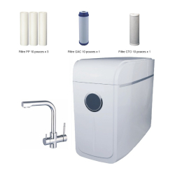 Compactos - Osmoseur à pompe ultra-compact avec ou sans réservoir Compactos - Osmoseur à pompe ultra-compact avec ou sans réservoir
