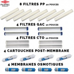 Kit d'entretien Filmtec pour osmoseur 800 GPD Kit d'entretien Filmtec pour osmoseur 800 GPD