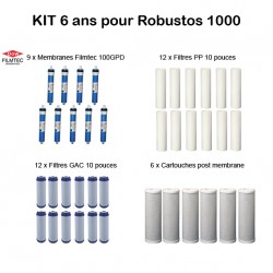 Kit d'entretien Filmtec pour Robustos 300 GPD Kit d'entretien Filmtec pour Robustos 300 GPD