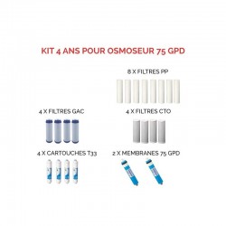 Kits d'entretien pour osmoseurs