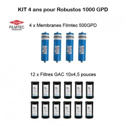 Kit d'entretien Filmtec pour Robustos 1000 GPD Kit d'entretien Filmtec pour Robustos 1000 GPD