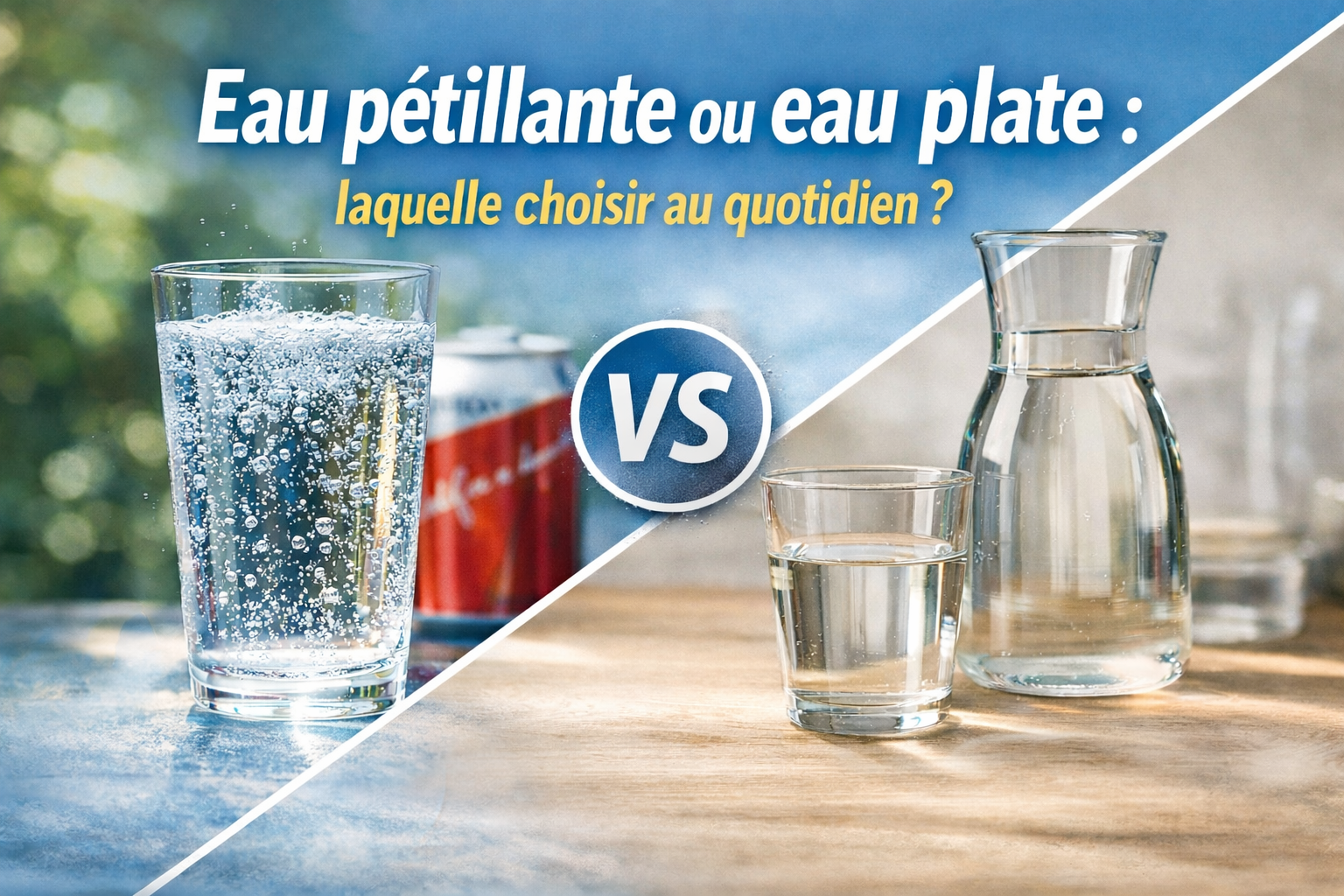 Eau pétillante : comparaison avec le vélo électrique