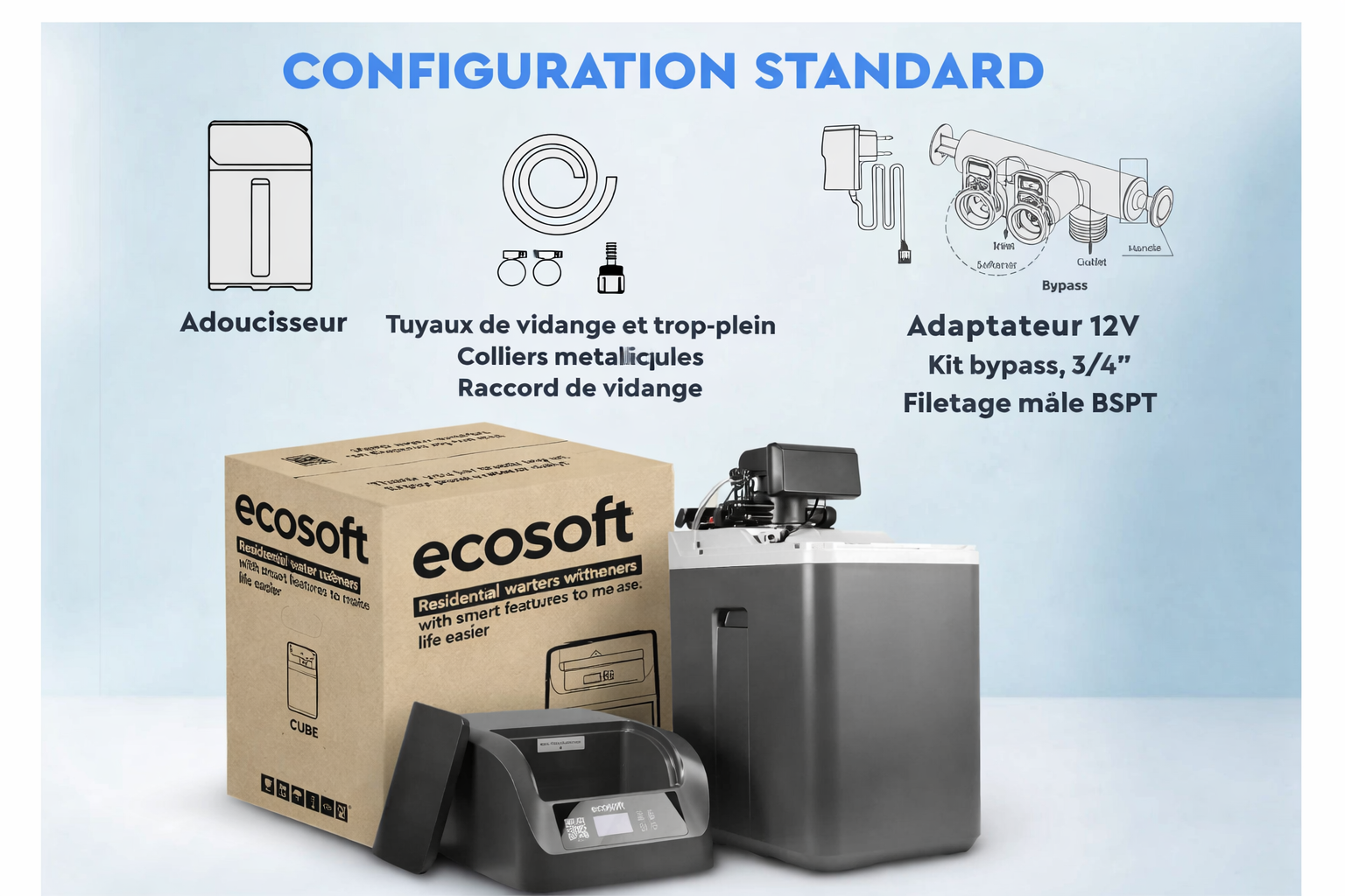 Configuration standard Ecosoft Cube