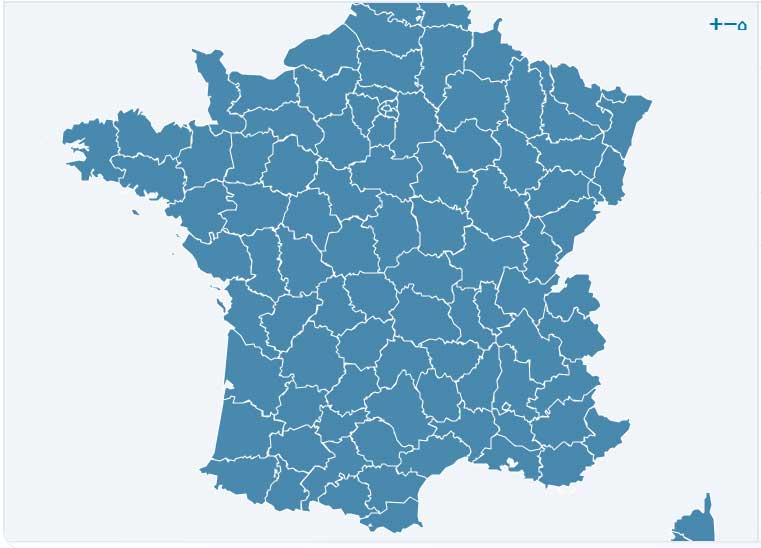 Carte du réseau de plombiers partenaires