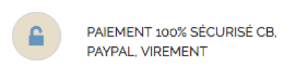 Modalités de paiement de votre osmoseur