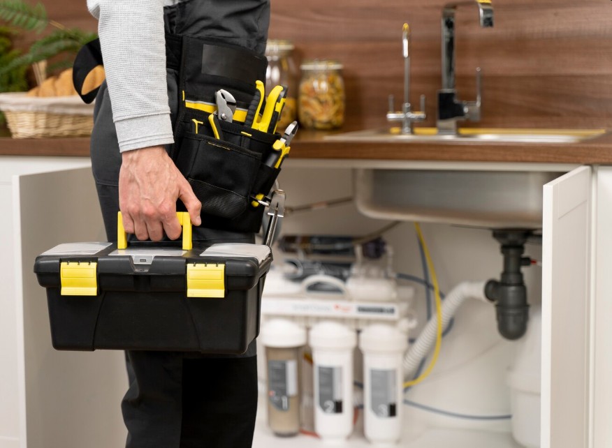 Installation d'osmoseur par technicien Josmose